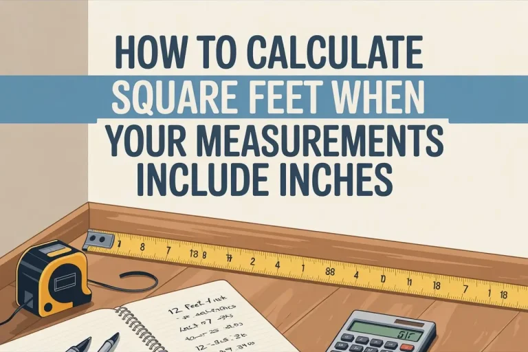 How to Calculate Square Feet When Your Measurements Include Inches