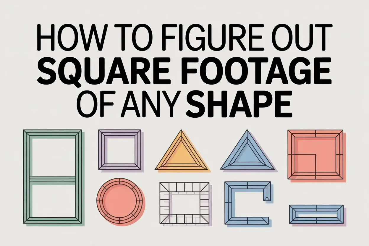How to Figure Out Square Footage of Any Shape