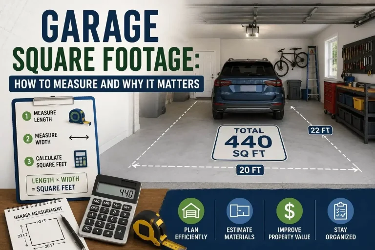 Garage Square Footage How to Measure and Why It Matters