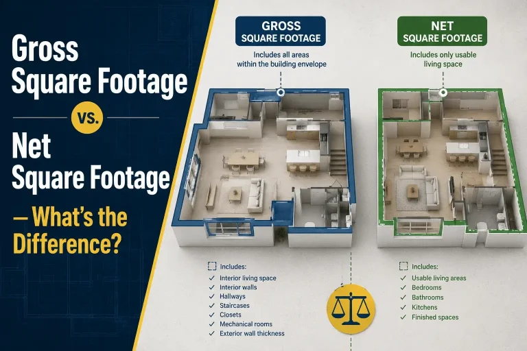 Gross Square Footage vs. Net Square Footage — What's the Difference