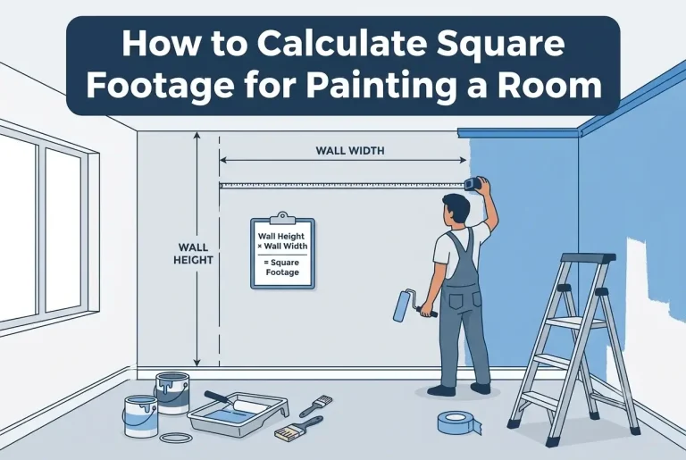 How to Calculate Square Footage for Painting a Room