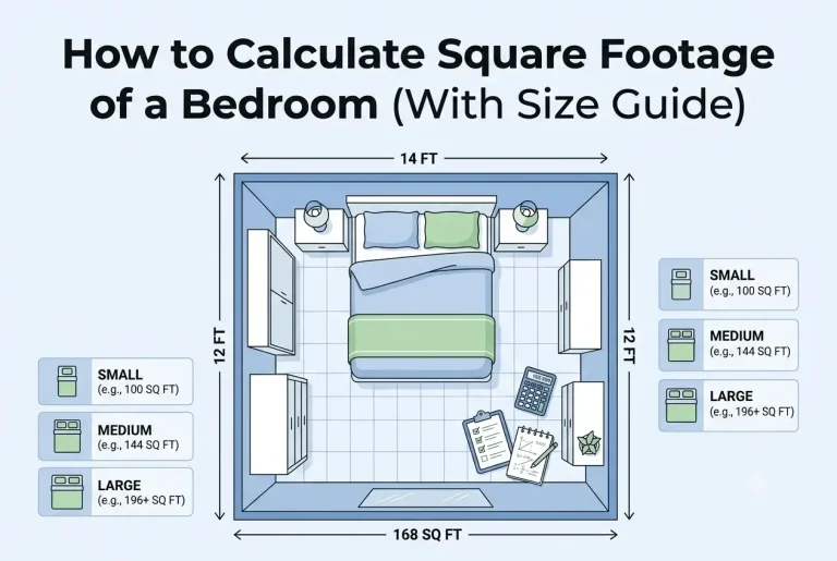 How to Calculate Square Footage of a Bedroom (With Size Guide)