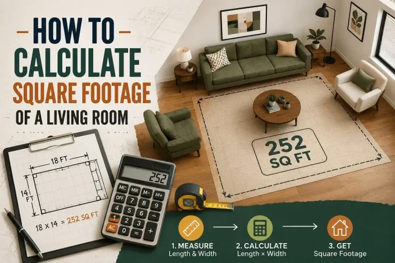 How to Calculate Square Footage of a Living Room