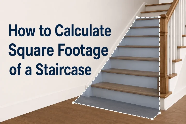 How to Calculate Square Footage of a Staircase