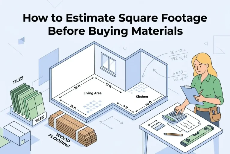 How to Estimate Square Footage Before Buying Materials